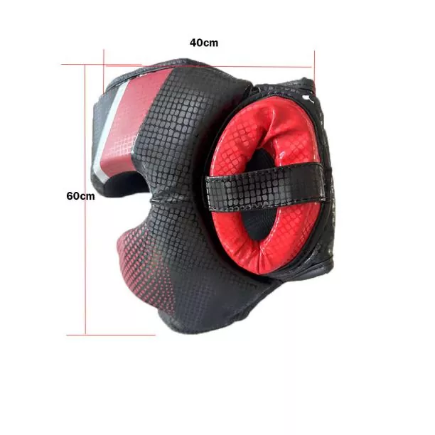 Boxing headguard full-face style with cheek protection