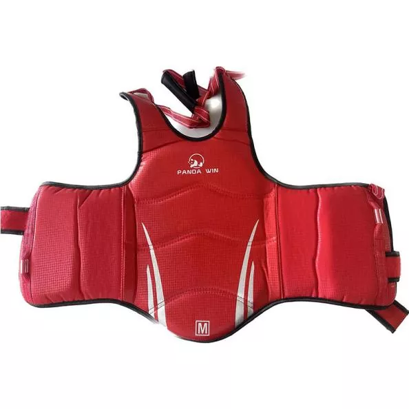 Body protector side detail showing rib coverage